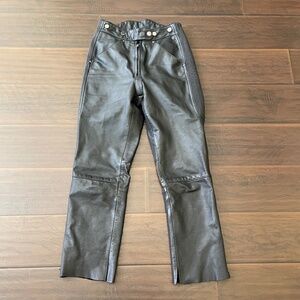 Firstgear by Hein Gericke Women's Black Leather Riding Pants Size 8